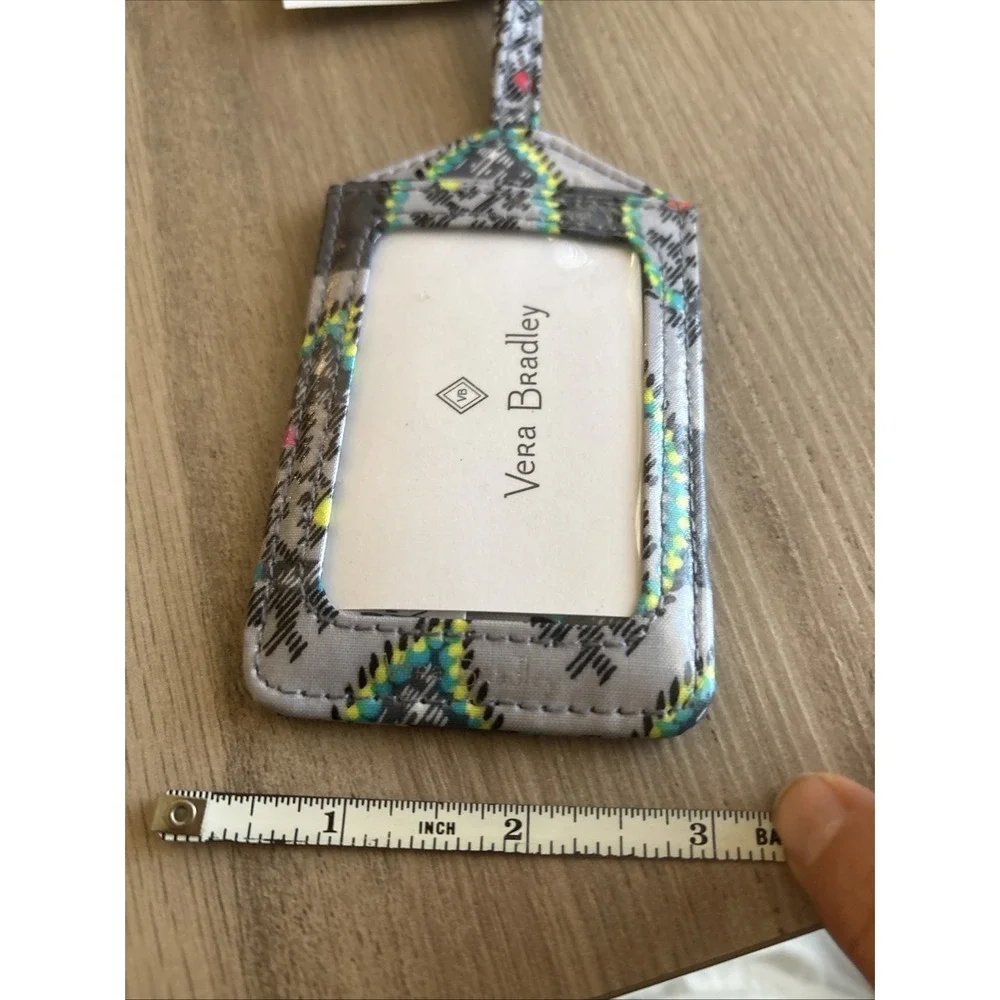 New W/ Tags Vera Bradley Luggage‎ Tag Gray